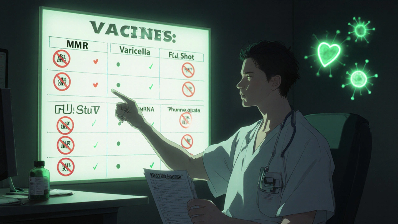 Vaccinations While on Immunosuppressants: Live vs Inactivated Guidance
