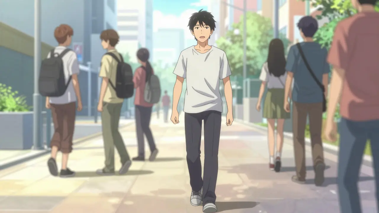 Confident person engaging in daily life despite chronic pain